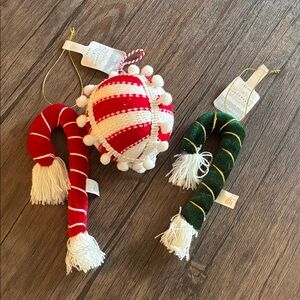 RESERVED 3Monkeys - Festive Christmas Ornaments